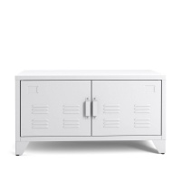 Тумба Металлическая Hiba единый размер белый LA REDOUTE INTERIEURS  фото, kupilegko.ru